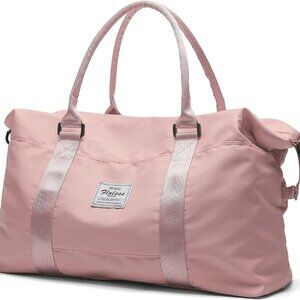 Travel Duffel Bag,Sports Tote Gym Bag,Shoulder Weekender Overnight Bag for Women